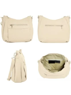 Samantha Look Damen Umhängetasche in beige
