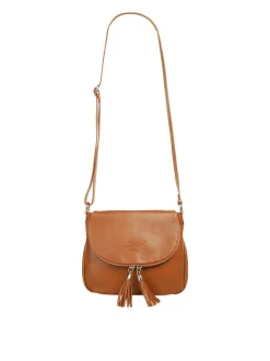 Samantha Look Damen Umhängetasche in cognac