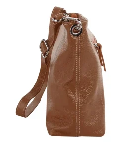Samantha Look Damen Umhängetasche in cognac