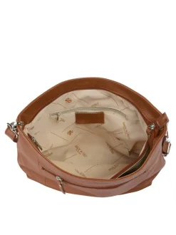 Samantha Look Damen Umhängetasche in cognac