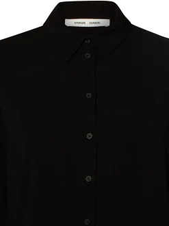 Samsøe Samsøe Damen Stretchbluse - Milly in schwarz