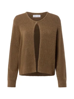 Samsøe Samsøe Damen Strickjacke mit Woll-Anteil - Sacassandra in braun mocca