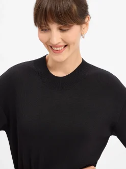 Samsøe Samsøe Damen Strickkleid Satatiana in schwarz