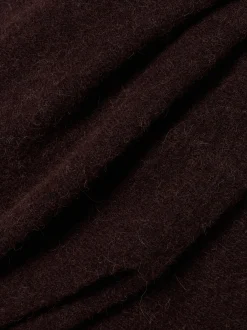 Samsøe Samsøe Damen Strickpullover mit Alpaka-Anteil - Nola in schoko