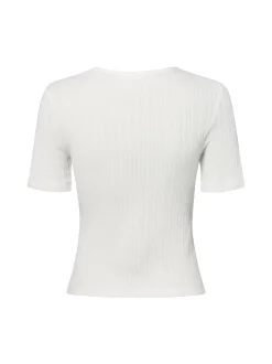 Samsøe Samsøe Damen T-Shirt - Sajuni in weiß