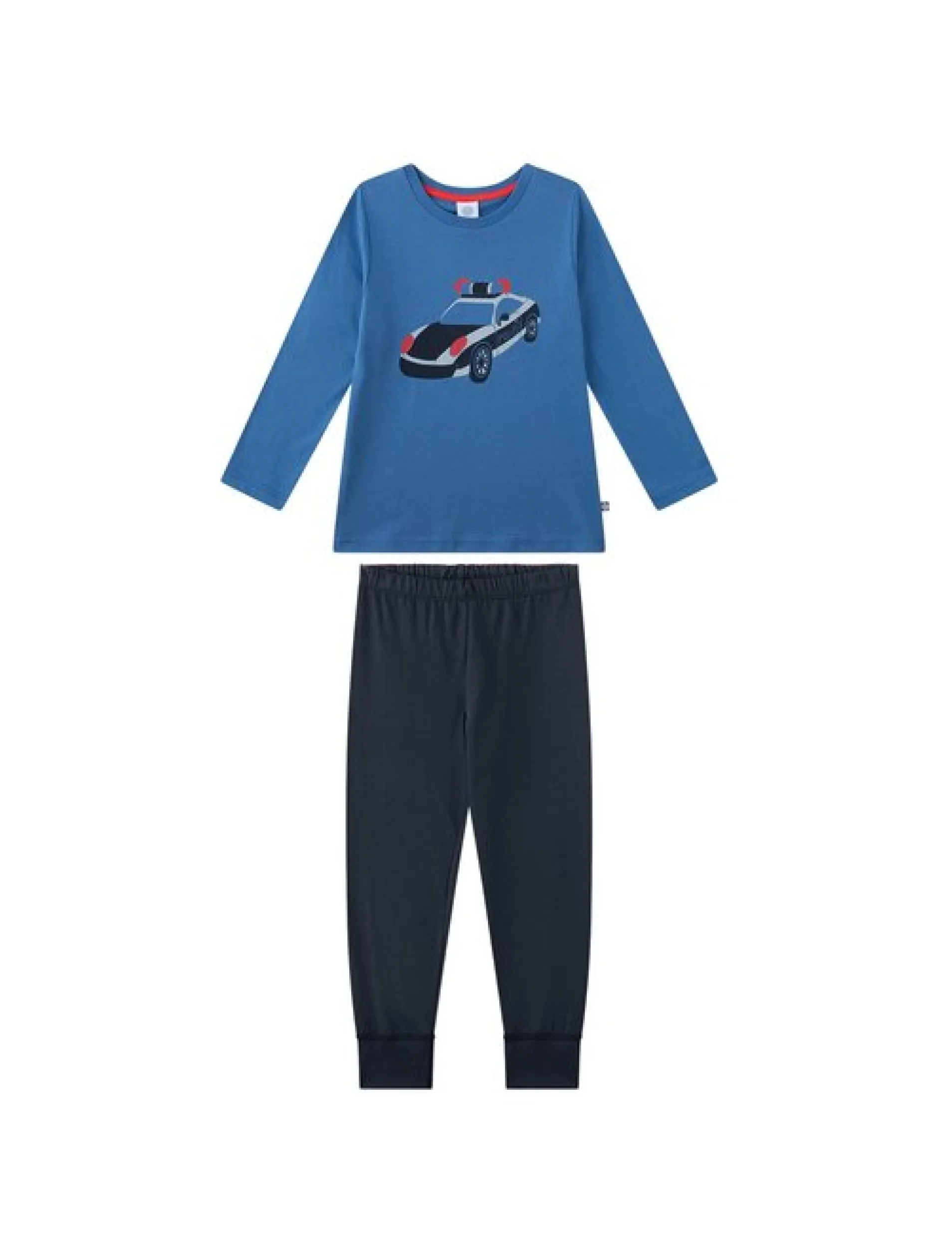 Sanetta Jungen Pyjama in blau