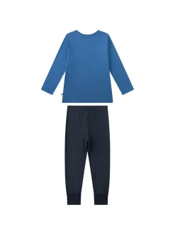 Sanetta Jungen Pyjama in blau