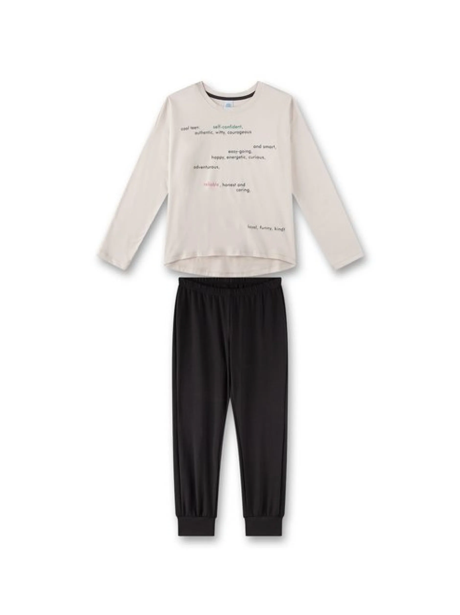 Sanetta Mädchen Pyjama in beige