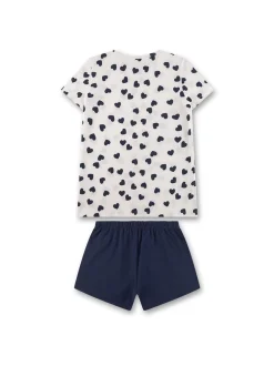 Sanetta Mädchen Pyjama in blau