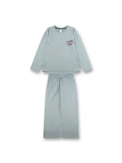 Sanetta Mädchen Pyjama in grün