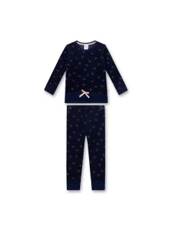 Sanetta Mädchen Pyjama in marine