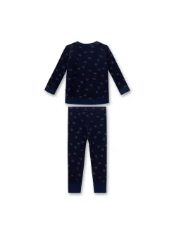 Sanetta Mädchen Pyjama in marine