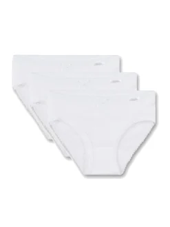 Sanetta Mädchen Slip 3er Pack in weiß