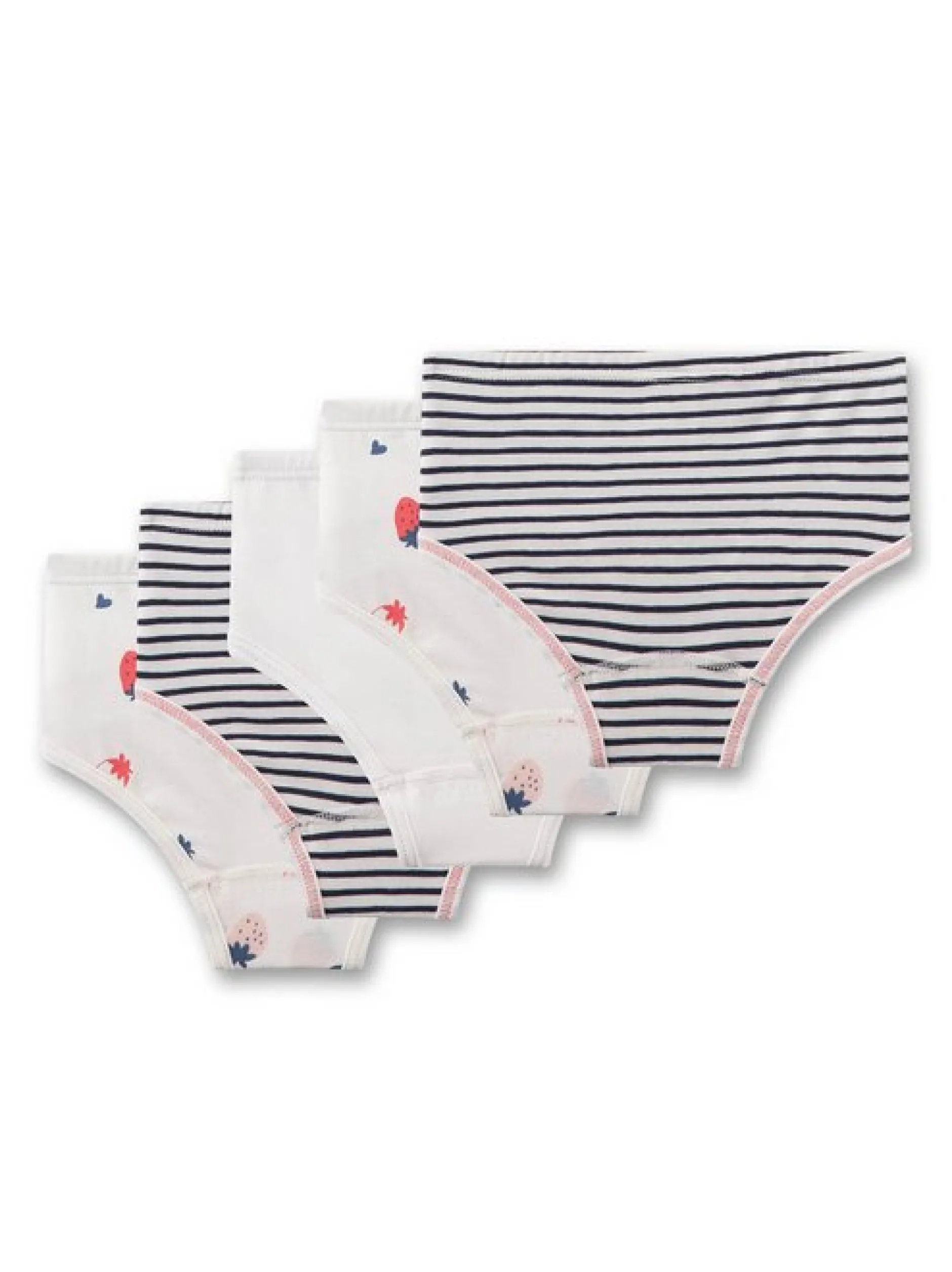 Sanetta Mädchen Slips im 5er-Pack in mehrfarbig