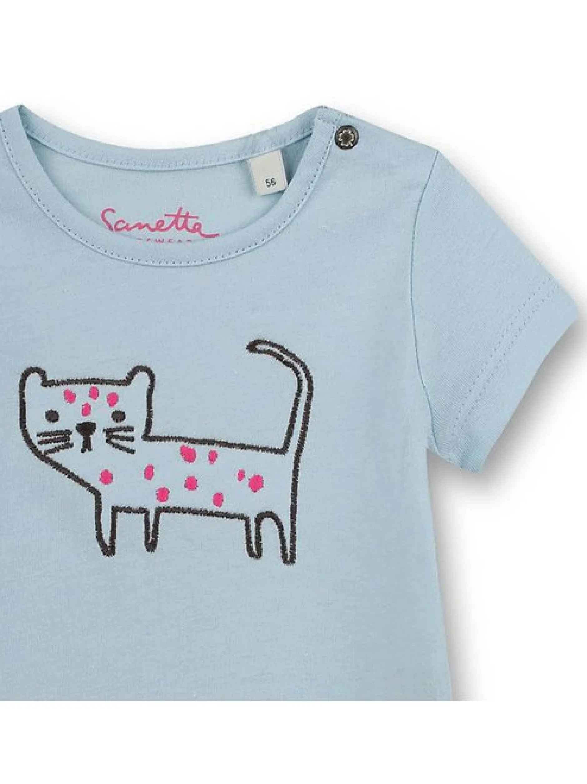 Sanetta Mädchen T-Shirt 1er Pack in blau