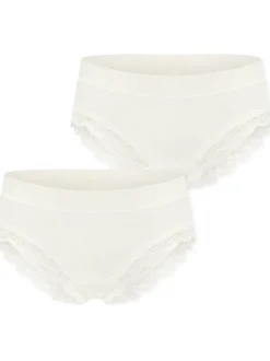 Schiesser Damen Brasilslip - Unique Cotton in weiß