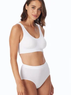Schiesser Damen Bustier - Casual Seamless in weiß