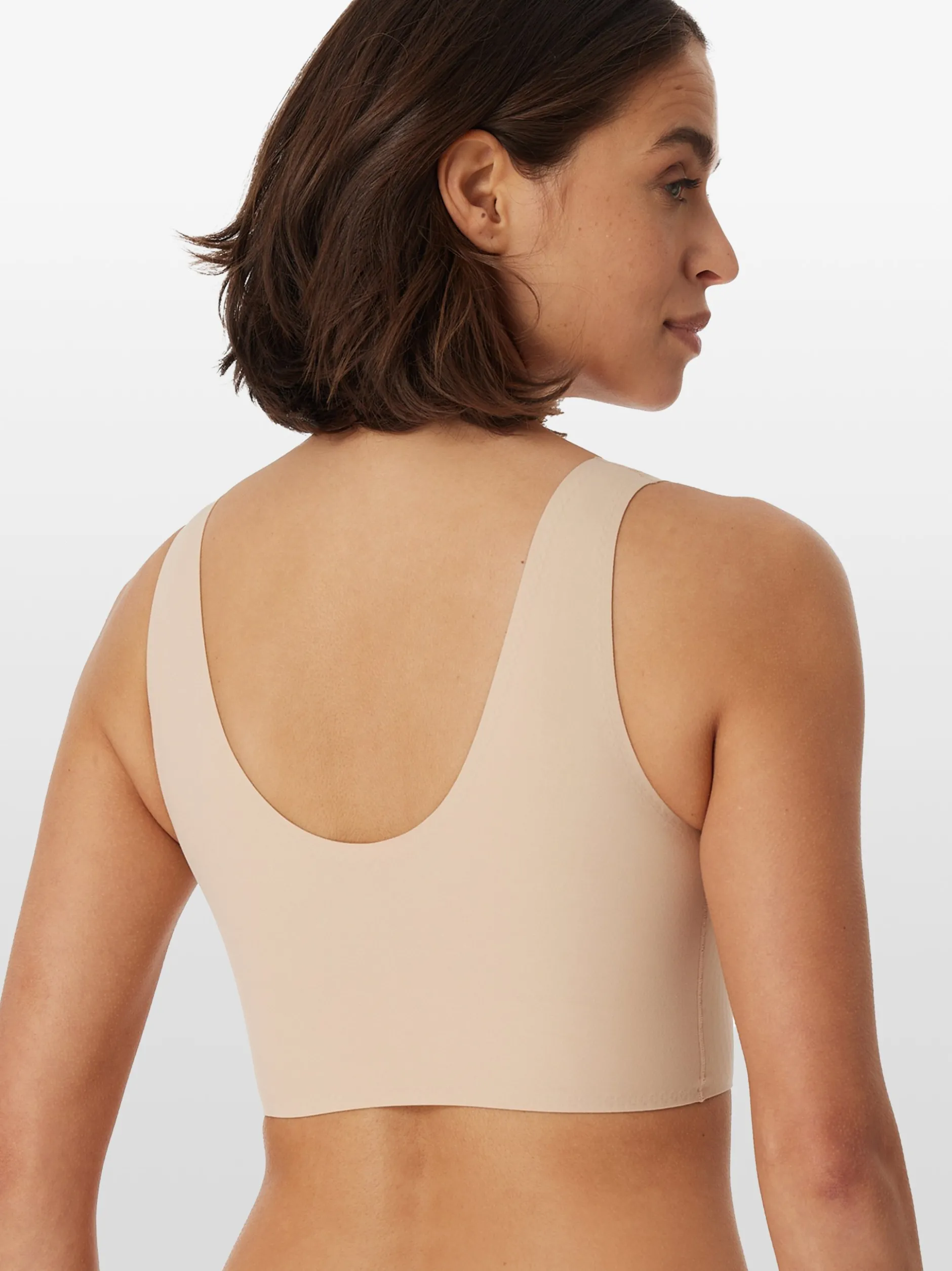 Schiesser Damen Bustier - Lasercut Invisible Soft in beige