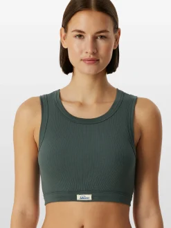 Schiesser Damen Bustier - REVIVAL Paula in grün