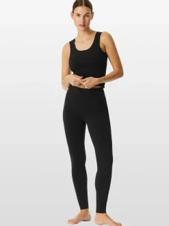 Schiesser Damen Leggings - Invisible Soft Warming in schwarz