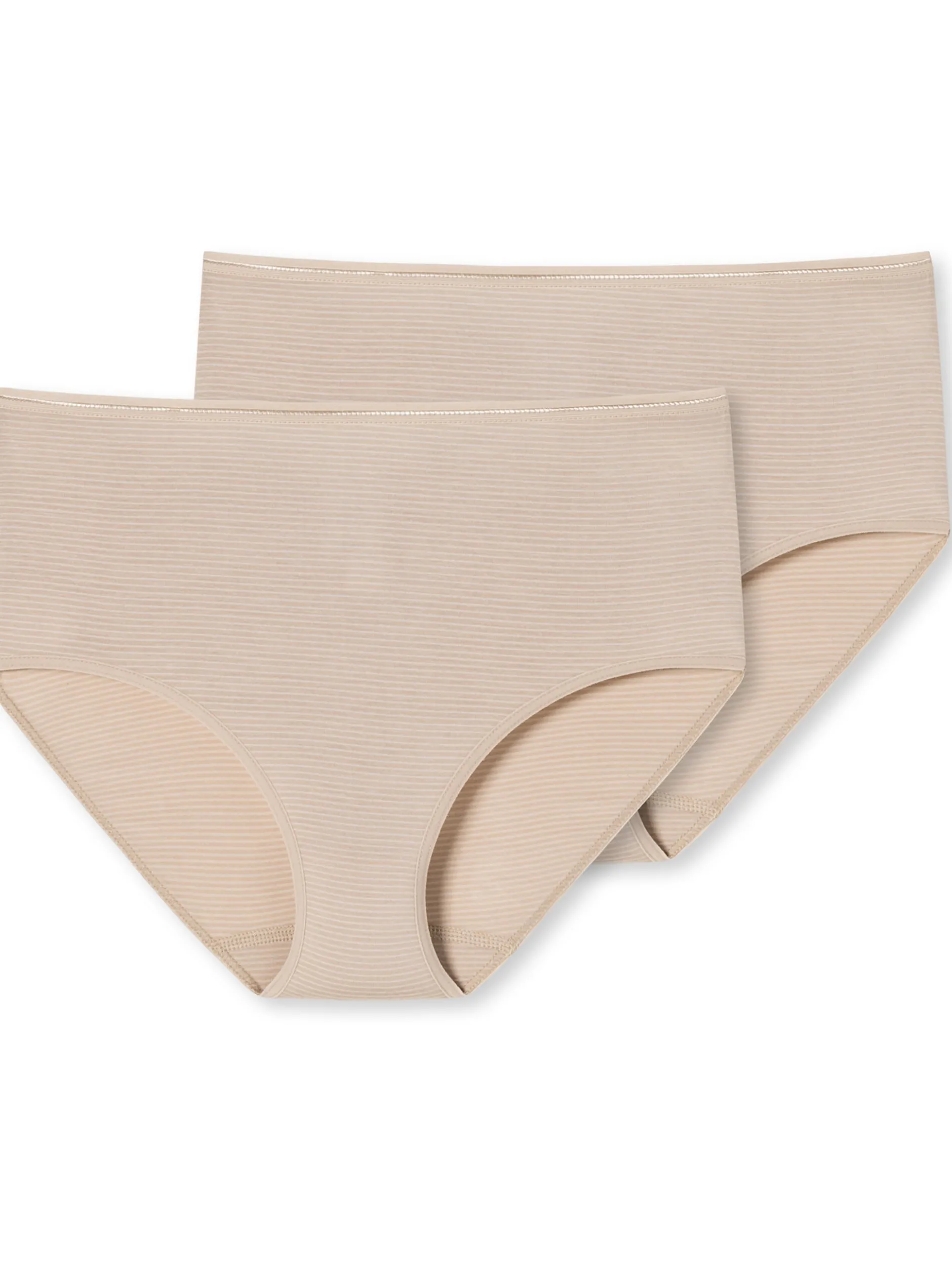 Schiesser Damen Midislip - 2er-Pack Modal Essentials in beige