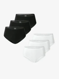 Schiesser Damen Midislip - Modern Multipacks in schwarz