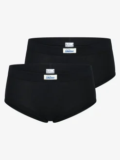 Schiesser Damen Panty - Feinripp - Revival Paula in schwarz