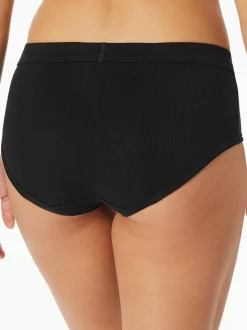 Schiesser Damen Panty - Feinripp - Revival Paula in schwarz