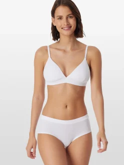 Schiesser Damen Panty - Pure Rib in weiß