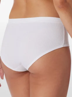 Schiesser Damen Panty - Pure Rib in weiß
