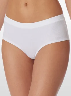 Schiesser Damen Panty - Pure Rib in weiß