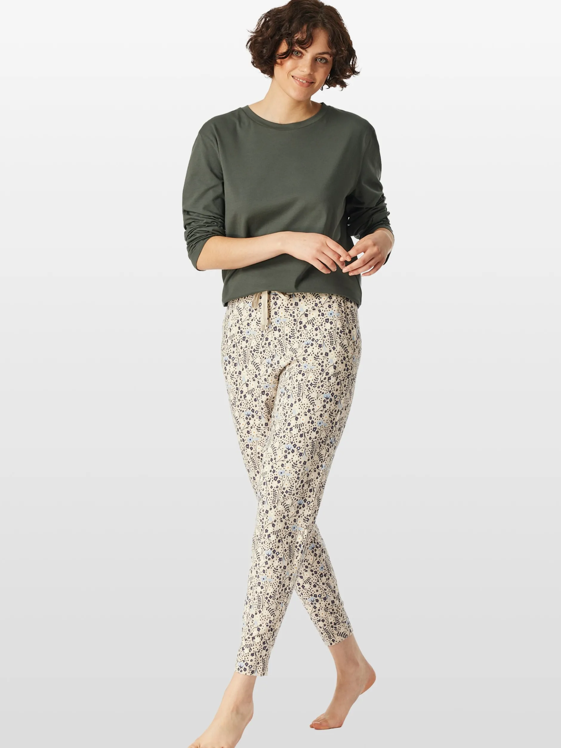 Schiesser Damen Pyjamahose - Mix Relax in mehrfarbig