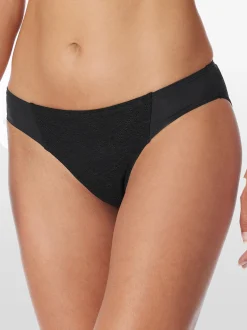 Schiesser Damen Rioslip - Air blickdichte Spitze in schwarz