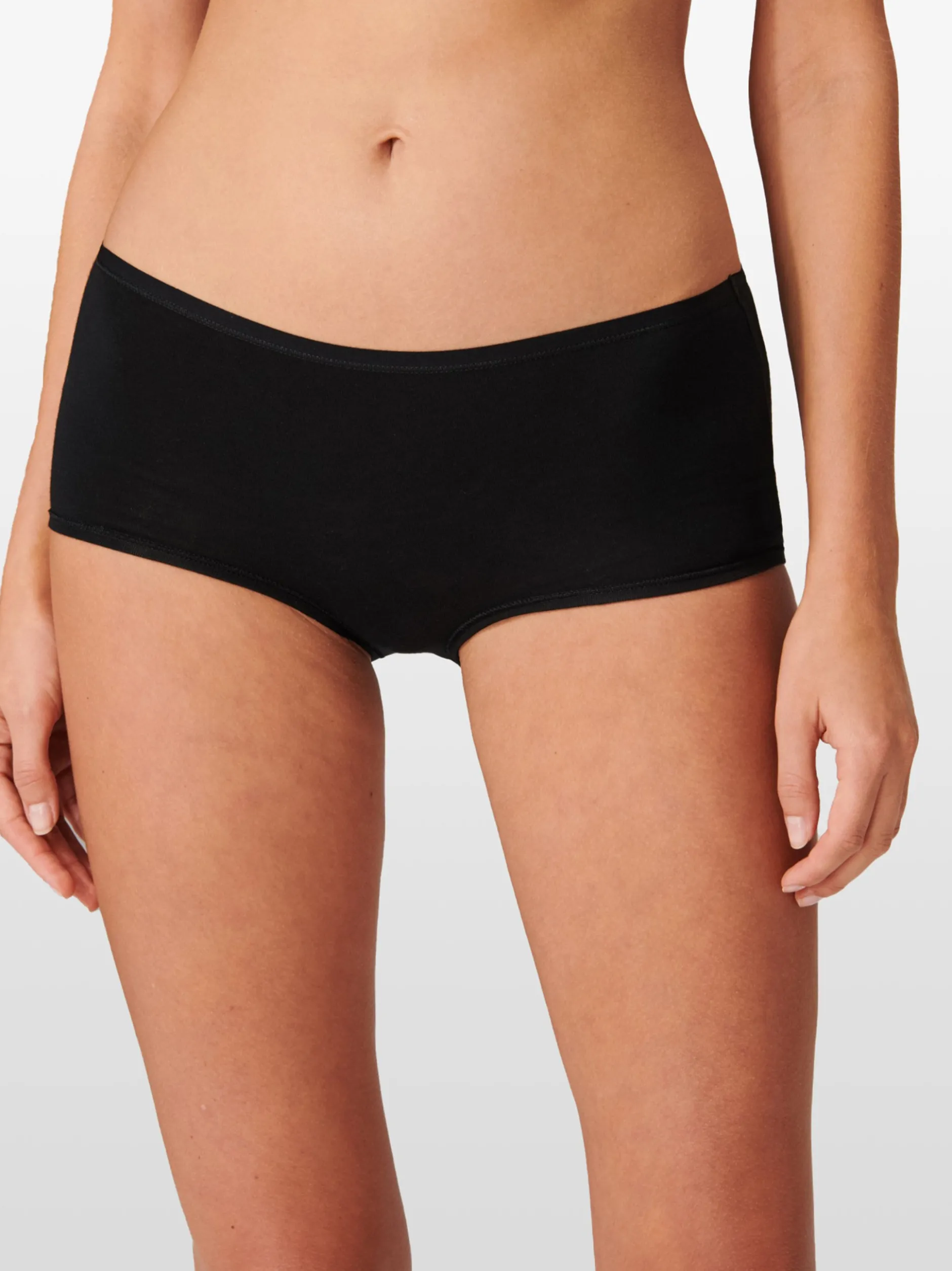 Schiesser Damen Shorts - 95/5 in schwarz