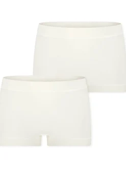 Schiesser Damen Shorts - Unique Cotton in weiß