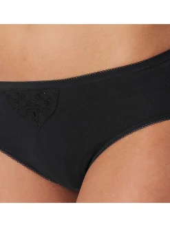 Schiesser Damen Slip 6er Pack in schwarz