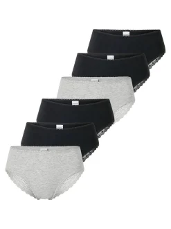 Schiesser Damen Slip 6er Pack in mehrfarbig