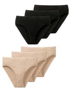 Schiesser Damen Slip - Essentials in mehrfarbig