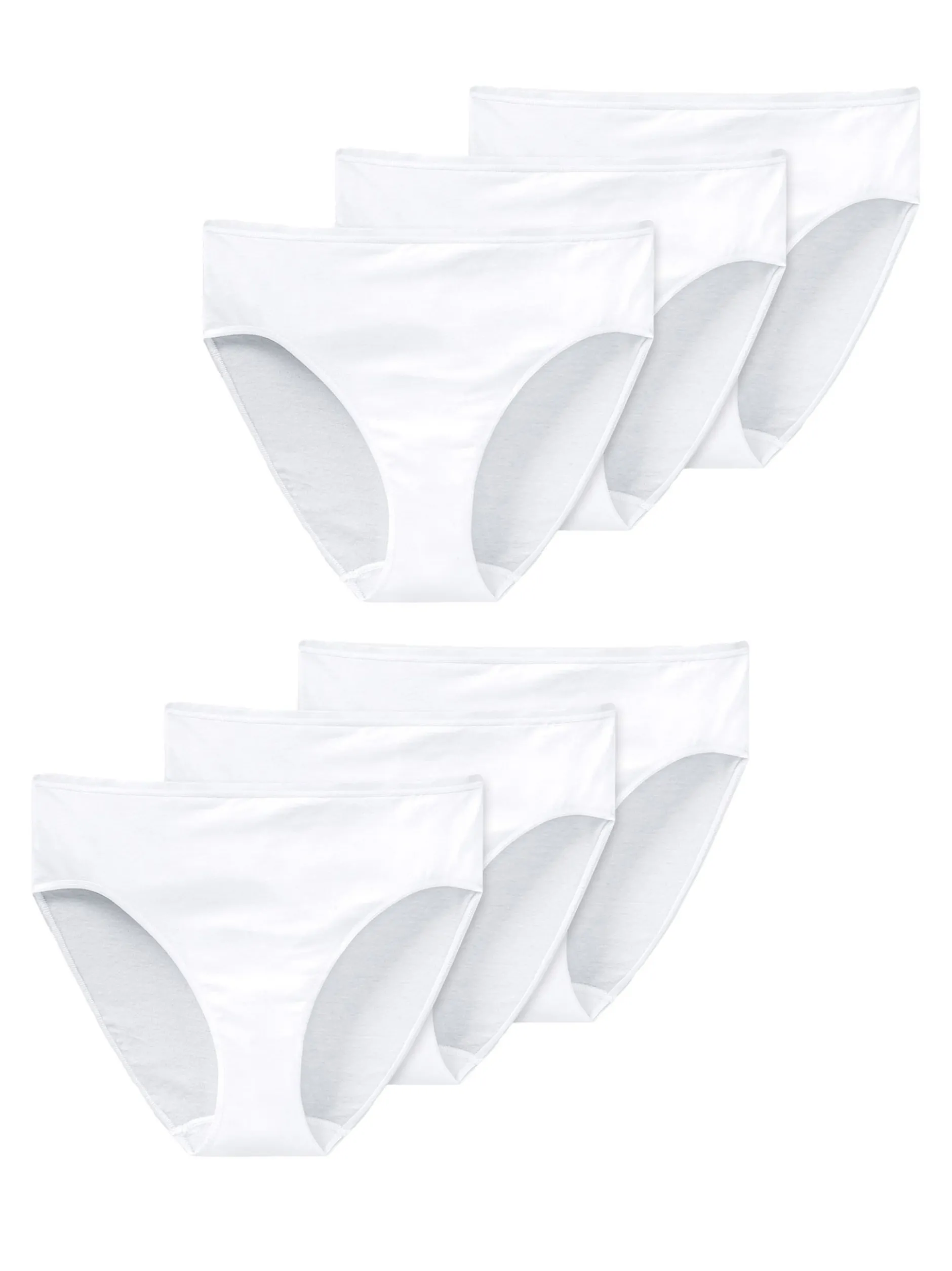Schiesser Damen Slip - Essentials in weiß