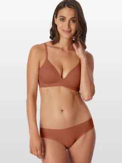 Schiesser Damen Slip - Invisible Cotton in terra