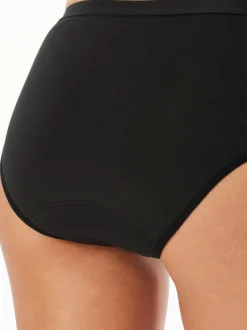 Schiesser Damen Slip - Periodenslip Secret Care in schwarz