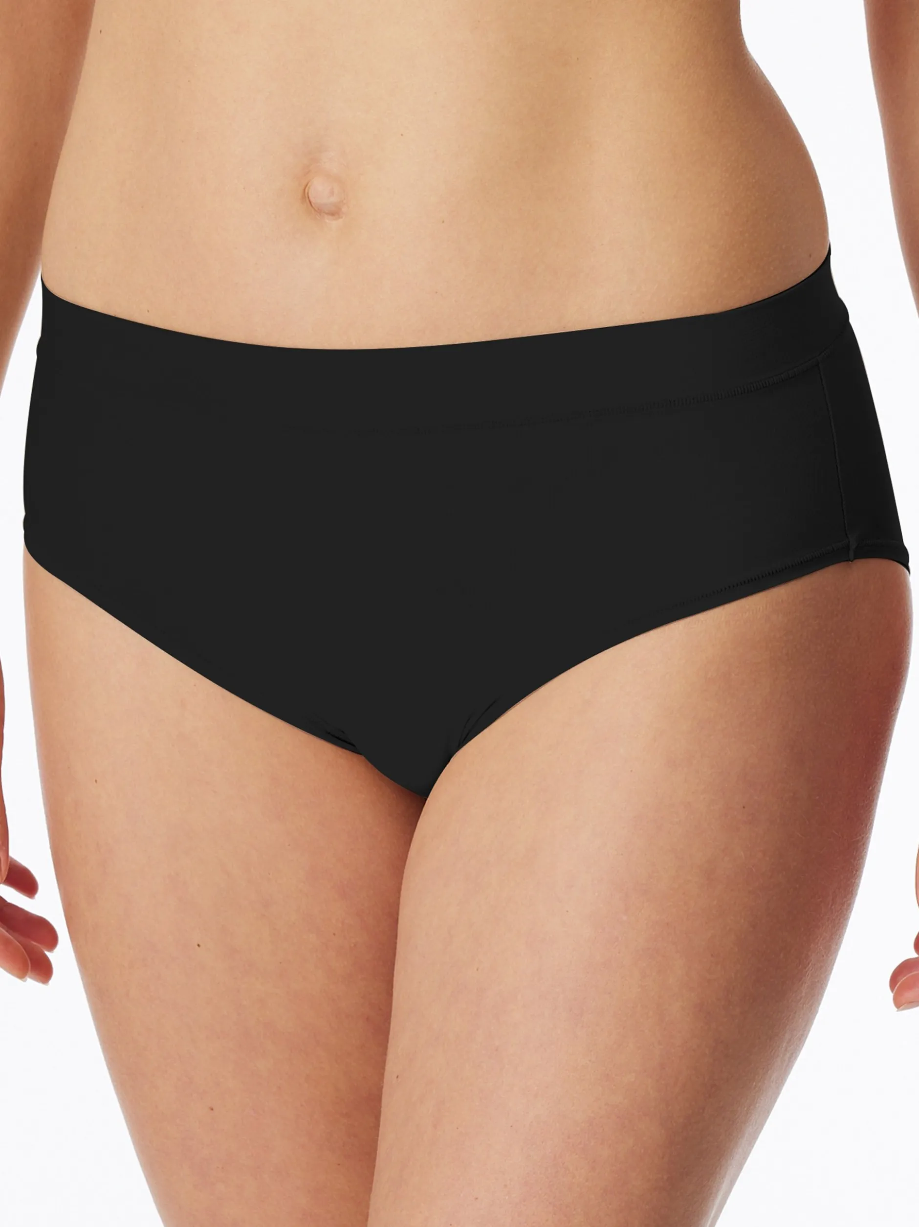 Schiesser Damen Slip - Unique Micro in schwarz