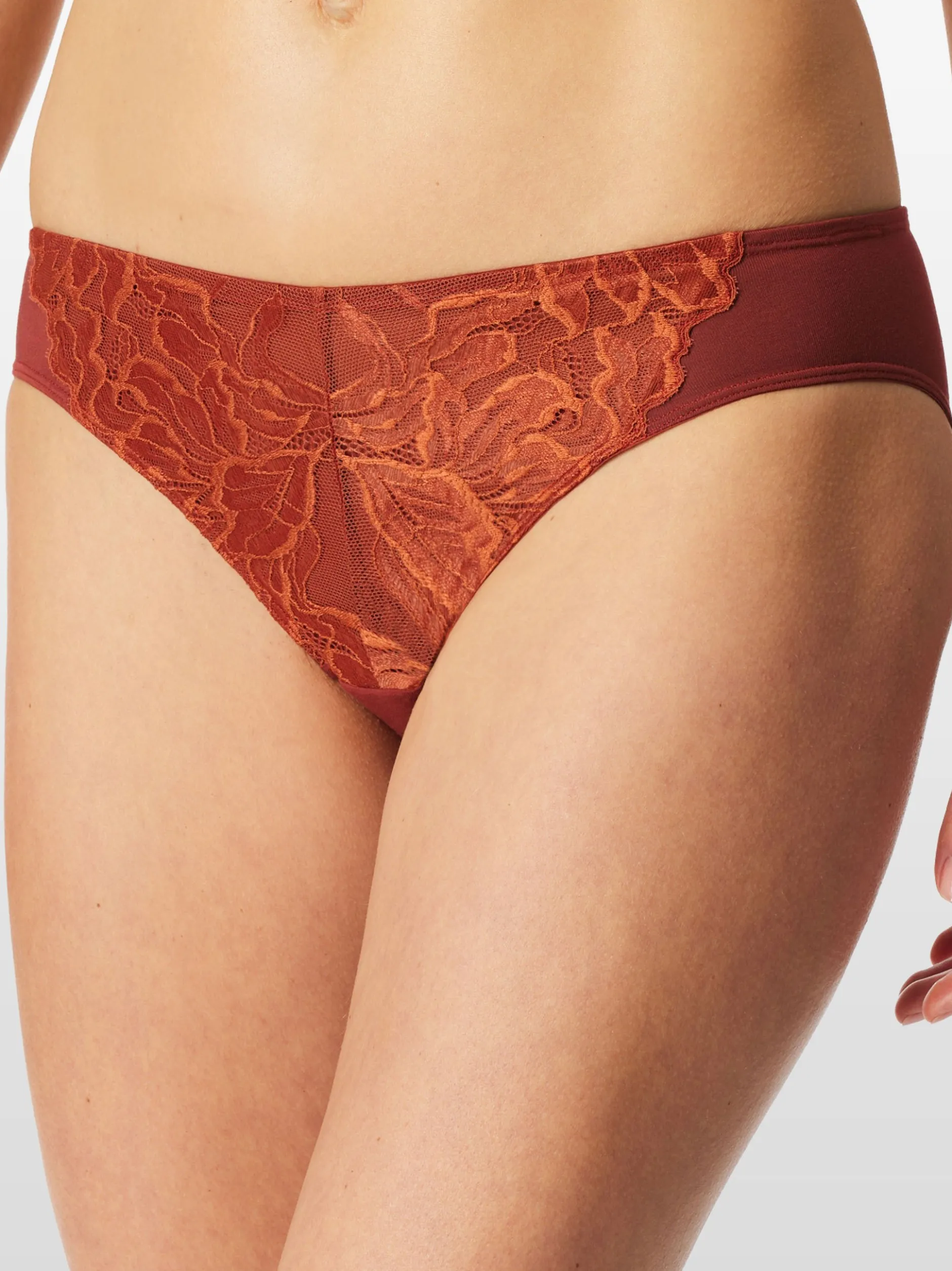Schiesser Damen Slip - Unique Premium in terra