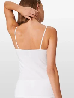 Schiesser Damen Spaghettitop - 95/5 in weiß