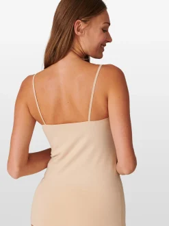 Schiesser Damen Spaghettitop - 95/5 in beige
