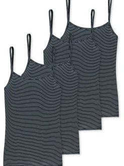 Schiesser Damen Spaghettitop - Modal Essentials in blau