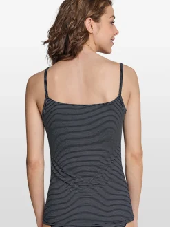 Schiesser Damen Spaghettitop - Modal Essentials in blau