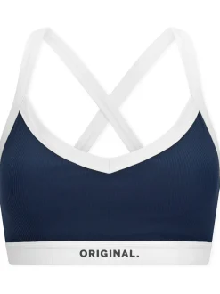 Schiesser Damen Sport-Bustier in blau