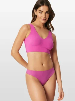 Schiesser Damen String - Invisible Soft in fuchsia