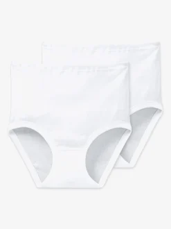 Schiesser Damen Taillenslip - 2er-Pack Original Classics in weiß